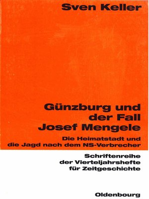 cover image of Günzburg und der Fall Josef Mengele